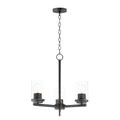Maxim Lighting 10203CLBK Black Corona 3-light Chandelier Image 1