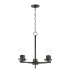 Maxim Lighting 10203CLBK Black Corona 3-light Chandelier Image 1