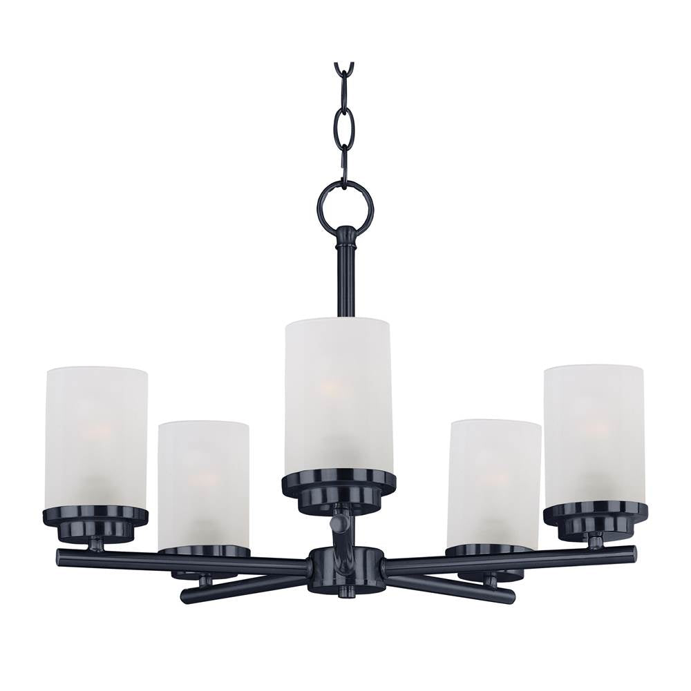 Maxim Lighting 10205FTBK Black Corona 5-light Chandelier Image 1