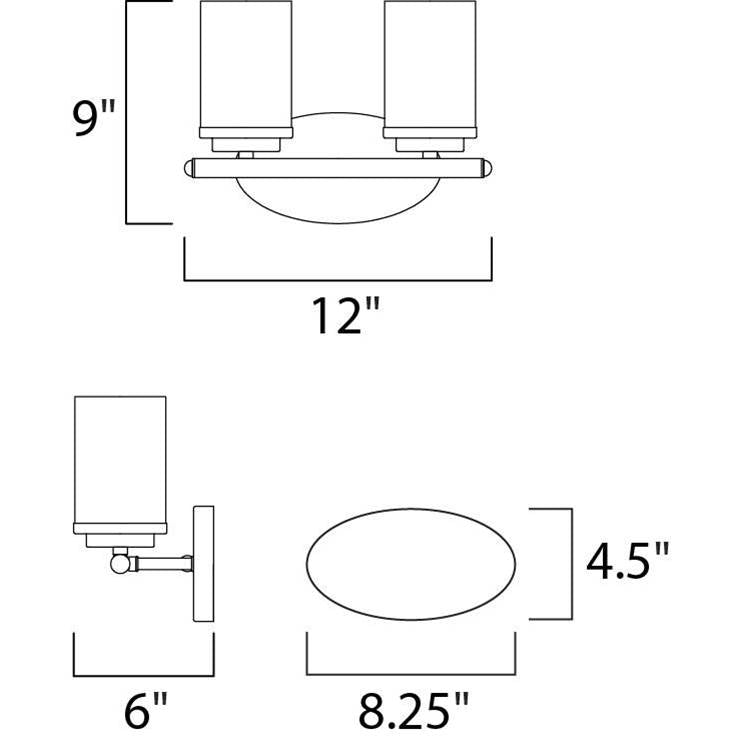 Maxim Lighting Corona 2-light Bath Vanity