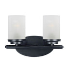 Maxim Lighting 10212FTBK Black Corona 2-light Bath Vanity Image 1