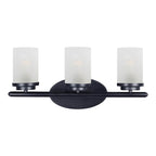 Maxim Lighting 10213FTBK Black Corona 3-light Bath Vanity Image 1
