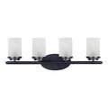 Maxim Lighting 10214FTBK Black Corona 4-light Bath Vanity Image 1