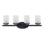 Maxim Lighting 10214FTBK Black Corona 4-light Bath Vanity Image 1