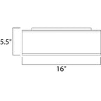Maxim Lighting Prime 16''w Led Flush Mount
