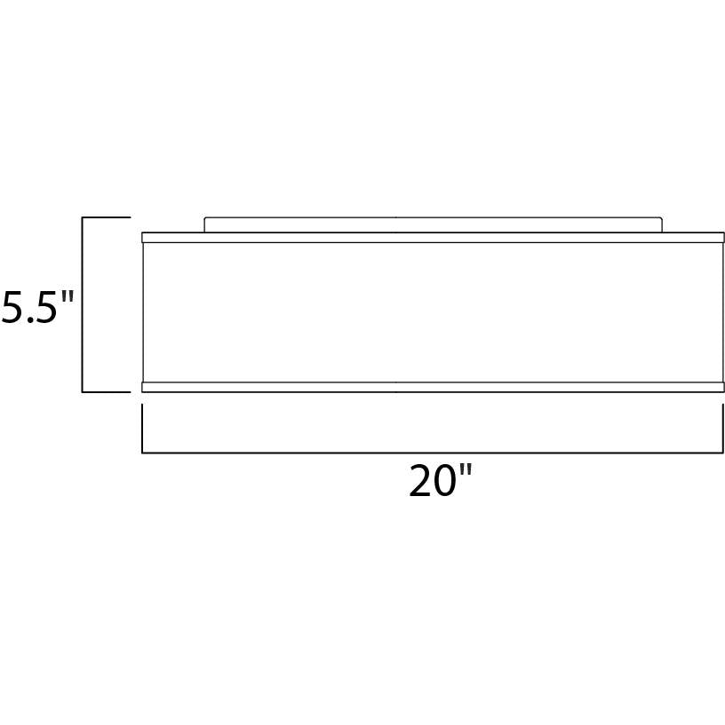 Maxim Lighting Prime 20''w Led Flush Mount