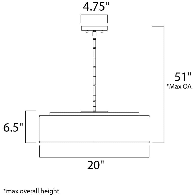 Maxim Lighting Prime 20''w Led Pendant