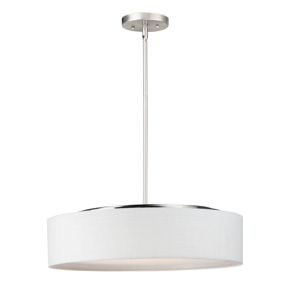 Maxim Lighting 10226WLSN Satin Nickel Prime 20''w Led Pendant Image 1