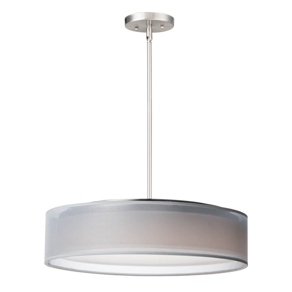 Maxim Lighting 10226WOSN Satin Nickel Prime 20''w Led Pendant Image 1