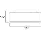 Maxim Lighting Prime 16''w Led Flush Mount 120-277v