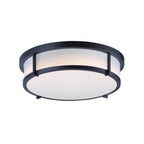 Maxim Lighting 10270WTBK Black Rogue 3-light Flush Mount E26 Image 1