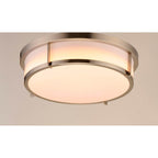 Maxim Lighting 10272WTSN Satin Nickel Rogue 13'' 2-light Flush Mount E26 Image 2