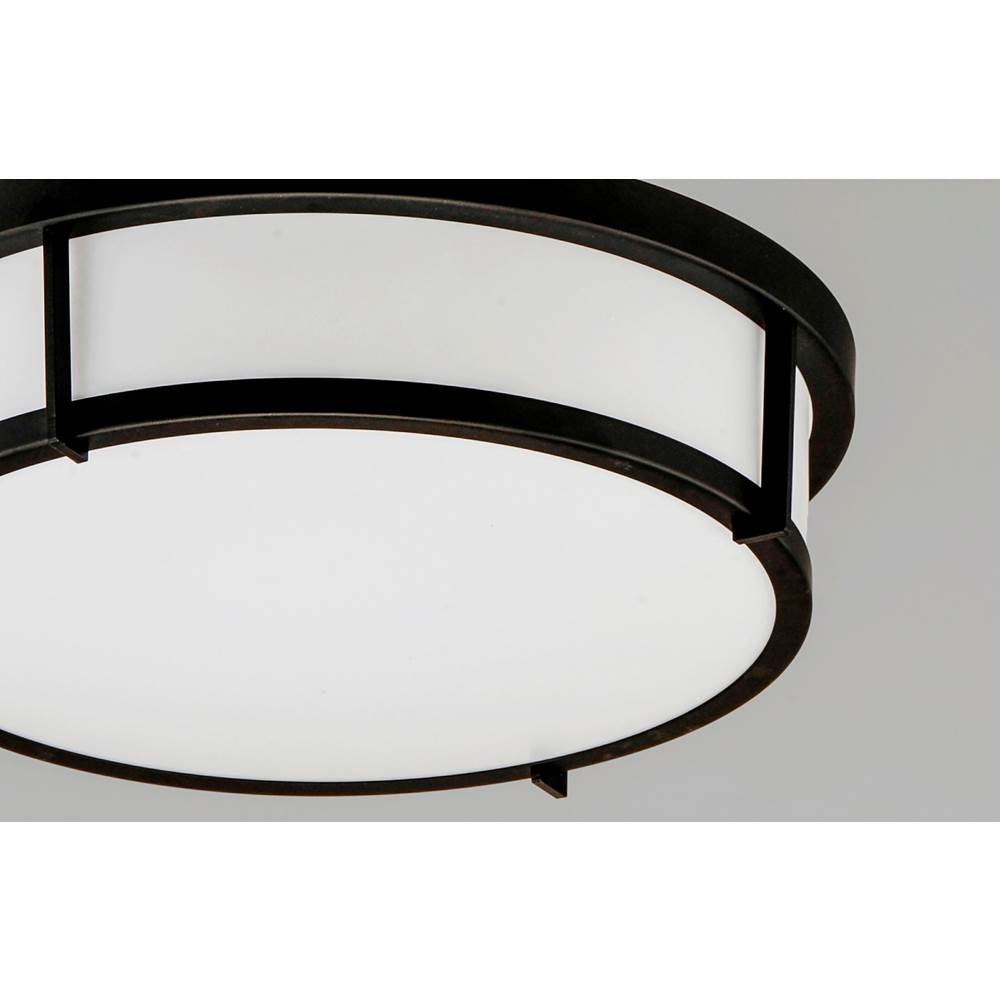 Maxim Lighting 10274WTBK Black Rogue Led 1-light Flush Mount Image 3