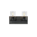 Maxim Lighting 10282CLBK Black Lateral 2-light Bath Vanity Image 1