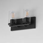 Maxim Lighting 10282CLBK Black Lateral 2-light Bath Vanity Image 2