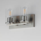 Maxim Lighting 10282CLSN Satin Nickel Lateral 2-light Bath Vanity Image 2