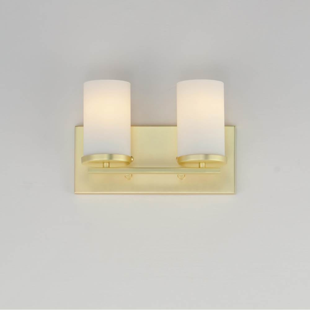 Maxim Lighting 10282SWSBR Satin Brass Lateral 2-light Bath Vanity Image 3