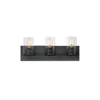 Maxim Lighting 10283CLBK Black Lateral 3-light Bath Vanity Image 1