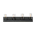 Maxim Lighting 10284CLBK Black Lateral 4-light Bath Vanity Image 1