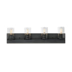 Maxim Lighting 10284CLBK Black Lateral 4-light Bath Vanity Image 1