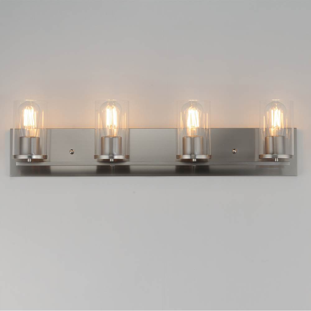 Maxim Lighting 10284CLSN Satin Nickel Lateral 4-light Bath Vanity Image 3