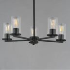 Maxim Lighting 10286CLBK Black Lateral 5-light Chandelier Image 3