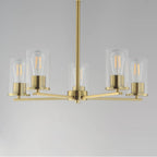 Maxim Lighting 10286CLSBR Satin Brass Lateral 5-light Chandelier Image 2