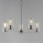 Maxim Lighting 10286CLSN Satin Nickel Lateral 5-light Chandelier Image 3