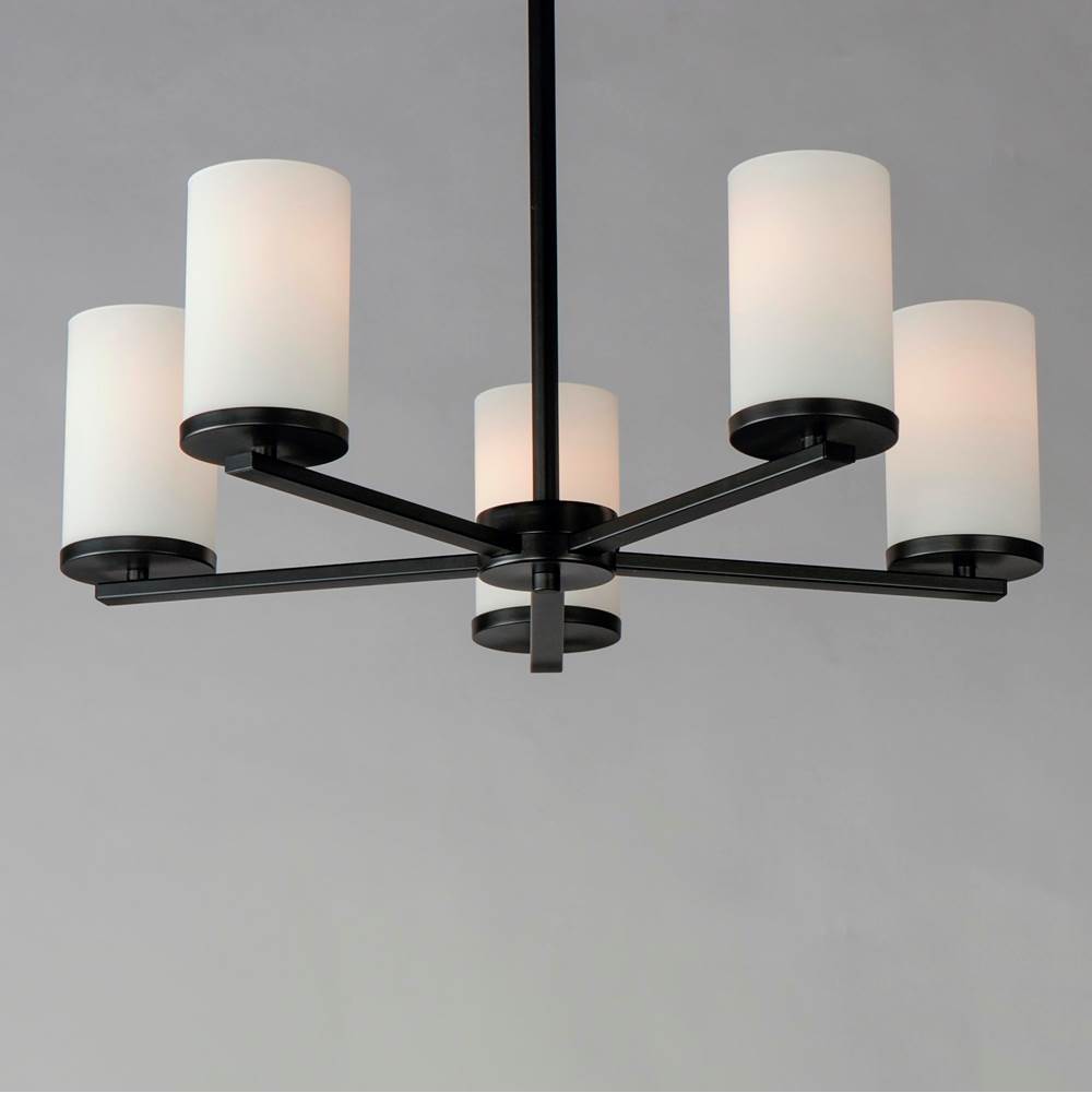 Maxim Lighting 10286SWBK Black Lateral 5-light Chandelier Image 4
