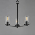 Maxim Lighting 10287CLBK Black Lateral 3-light Chandelier Image 3