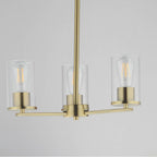 Maxim Lighting 10287CLSBR Satin Brass Lateral 3-light Chandelier Image 3