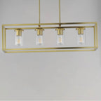 Maxim Lighting 10288CLSBR Satin Brass Lateral 4-light Linear Pendant Image 2