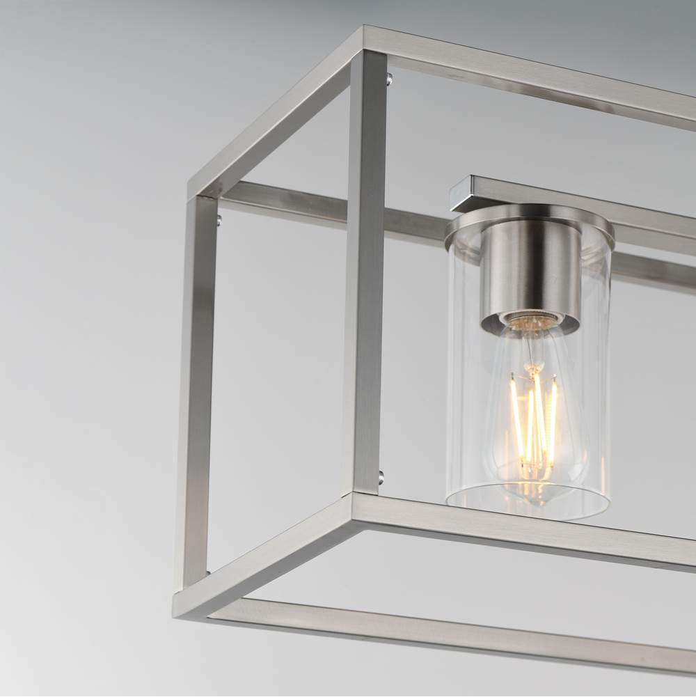 Maxim Lighting 10288CLSN Satin Nickel Lateral 4-light Linear Pendant Image 2