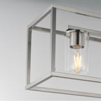 Maxim Lighting 10288CLSN Satin Nickel Lateral 4-light Linear Pendant Image 2