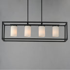 Maxim Lighting 10288SWBK Black Lateral 4-light Linear Pendant Image 4