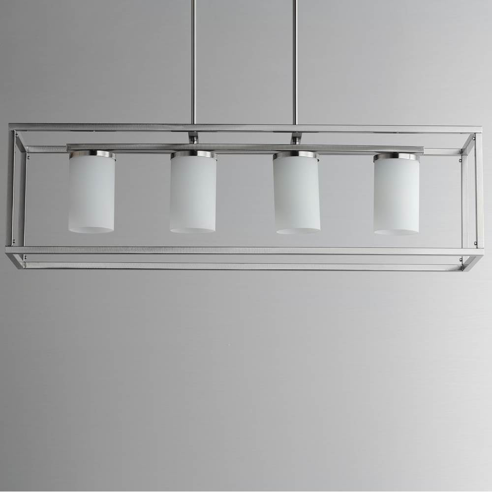 Maxim Lighting 10288SWSN Satin Nickel Lateral 4-light Linear Pendant Image 3