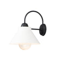 Maxim Lighting 10290WTBK Black Jetty 1-light Outdoor Wall Sconce Image 1