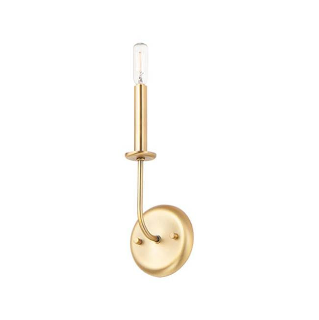 Maxim Lighting 10321SBR Satin Brass Wesley 1-light Wall Sconce Image 1