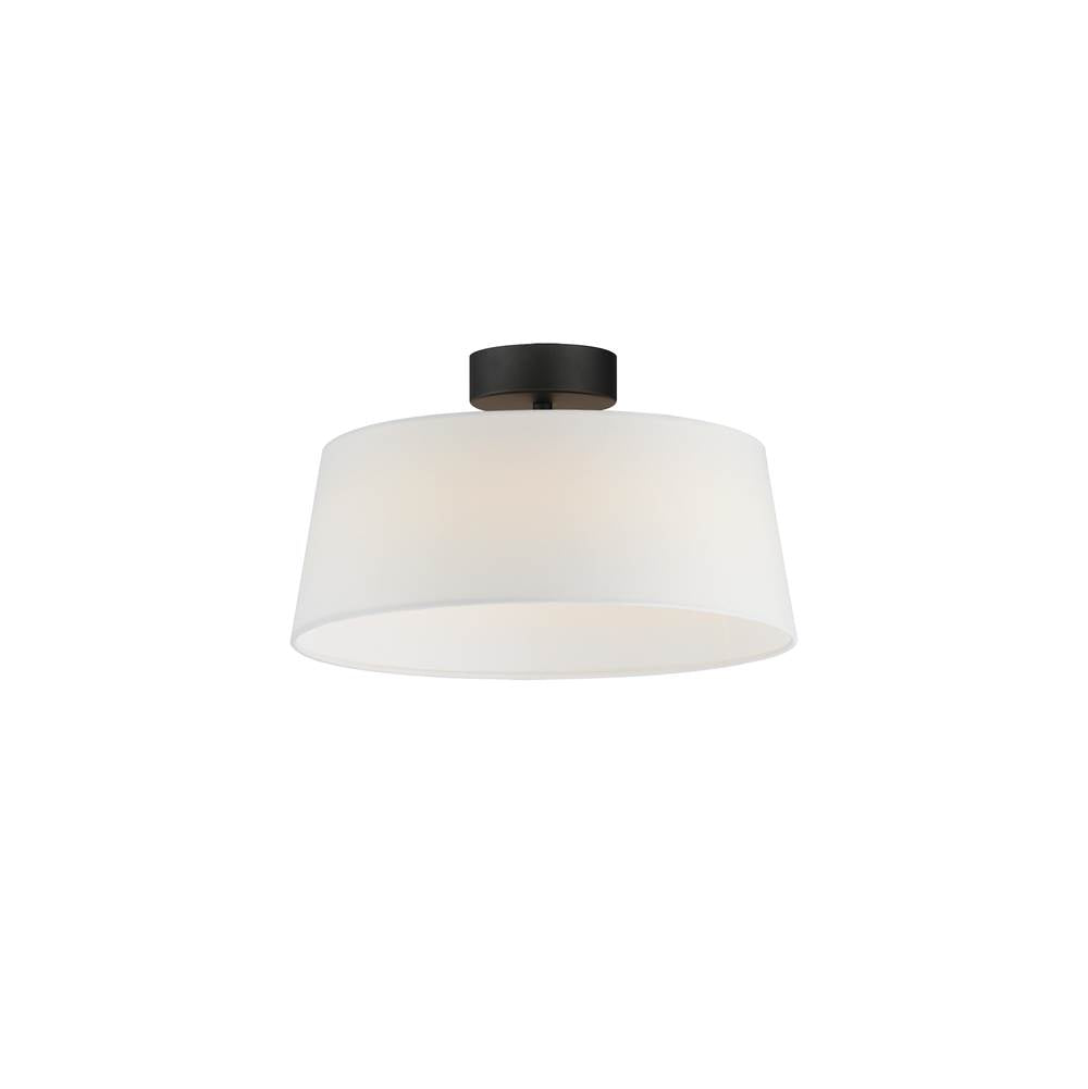 Maxim Lighting 10330WTBK Black Paramount 16'' Led Flush Mount Image 1