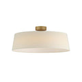 Maxim Lighting 10332OFNAB Natural Aged Brass Paramount 21'' Led Flush Mount Image 1
