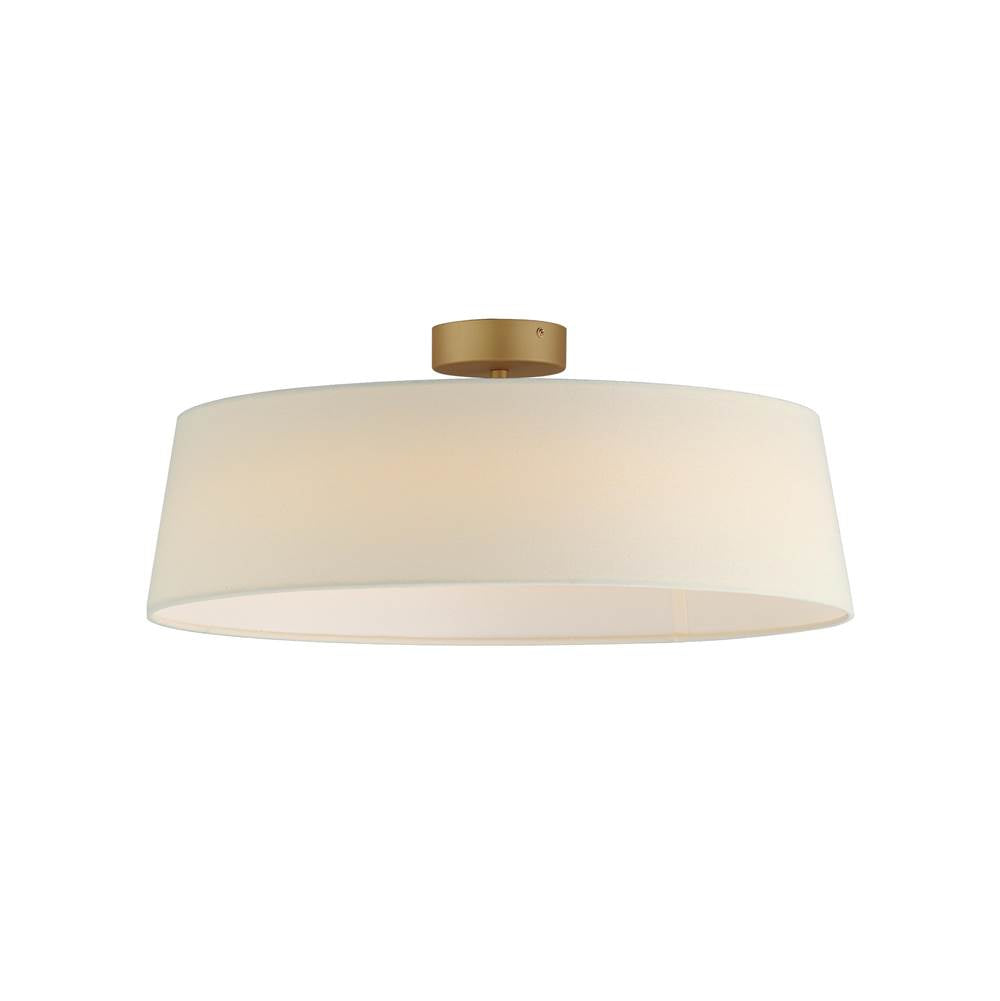 Maxim Lighting 10332OFNAB Natural Aged Brass Paramount 21'' Led Flush Mount Image 1