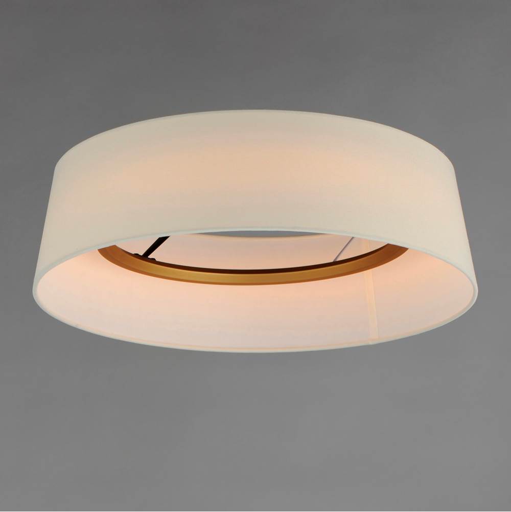 Maxim Lighting 10332OFNAB Natural Aged Brass Paramount 21'' Led Flush Mount Image 4