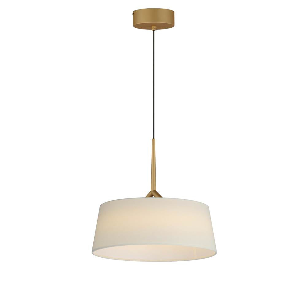 Maxim Lighting 10334OFNAB Natural Aged Brass Paramount 16'' Led Pendant Image 1