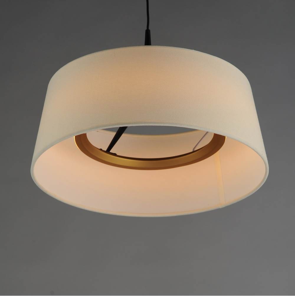 Maxim Lighting 10334OFNAB Natural Aged Brass Paramount 16'' Led Pendant Image 3