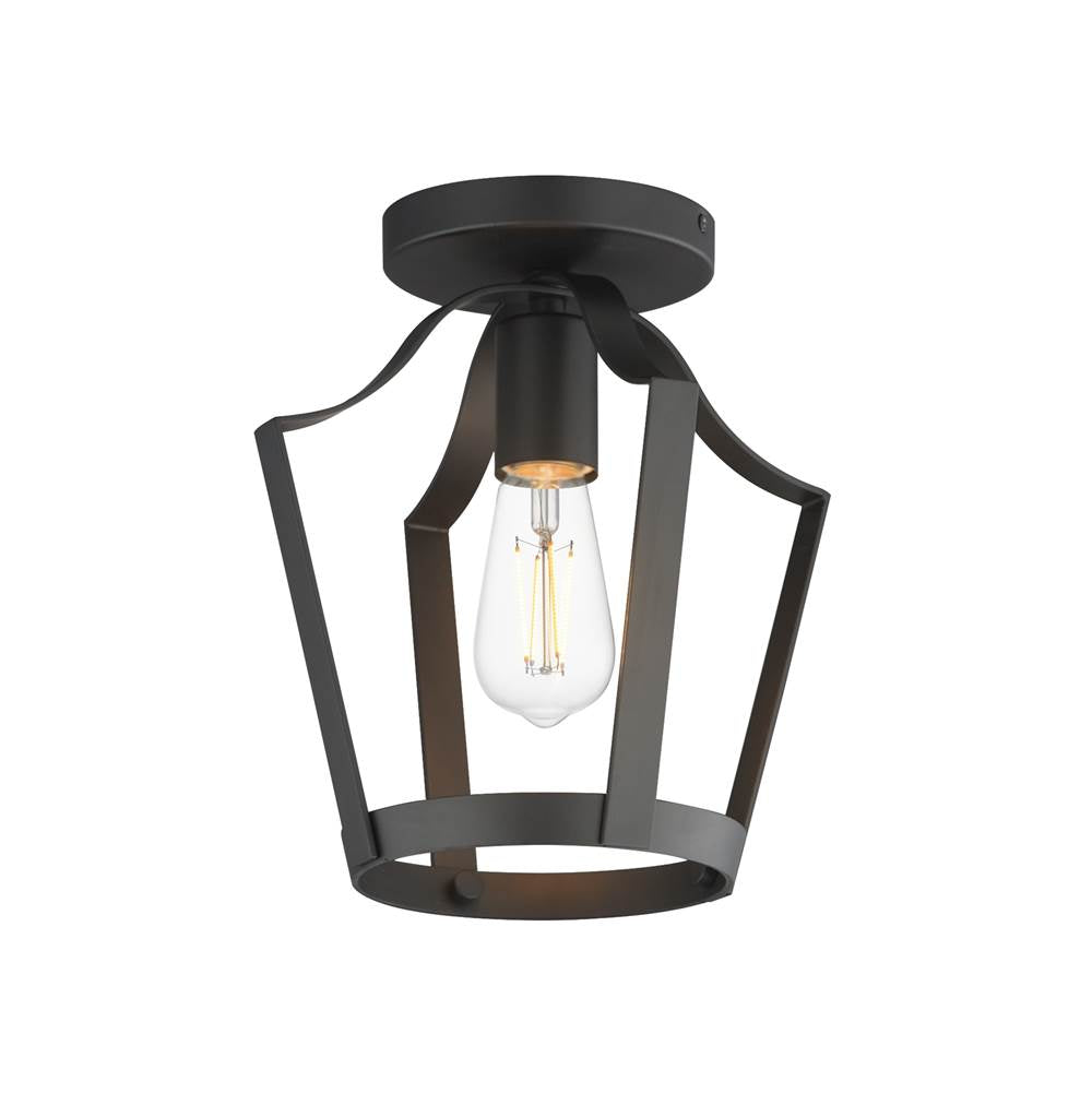 Maxim Lighting 10421BK Black Arden Single Pendant / Semi Flush Image 1
