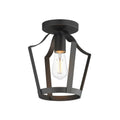 Maxim Lighting 10421BK Black Arden Single Pendant / Semi Flush Image 1