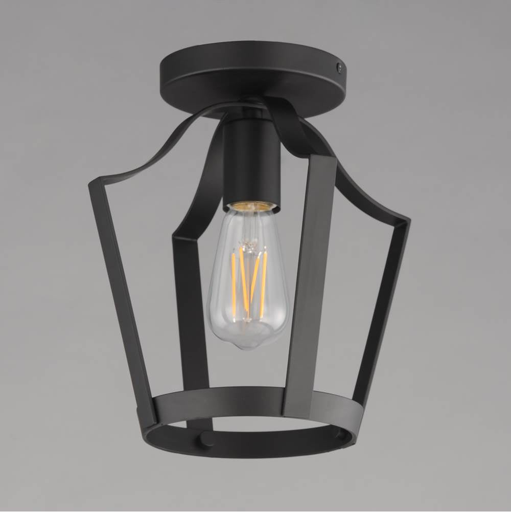 Maxim Lighting 10421BK Black Arden Single Pendant / Semi Flush Image 2