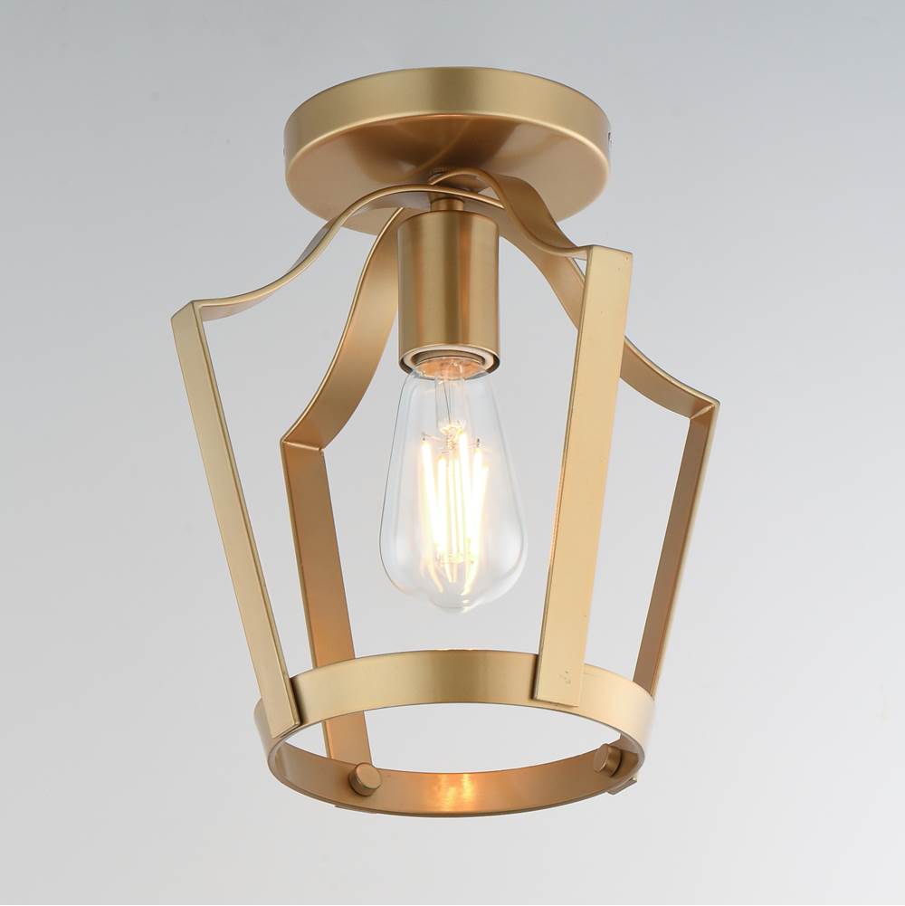 Maxim Lighting 10421NAB Natural Aged Brass Arden Single Pendant / Semi Flush Image 3