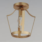 Maxim Lighting 10421NAB Natural Aged Brass Arden Single Pendant / Semi Flush Image 2
