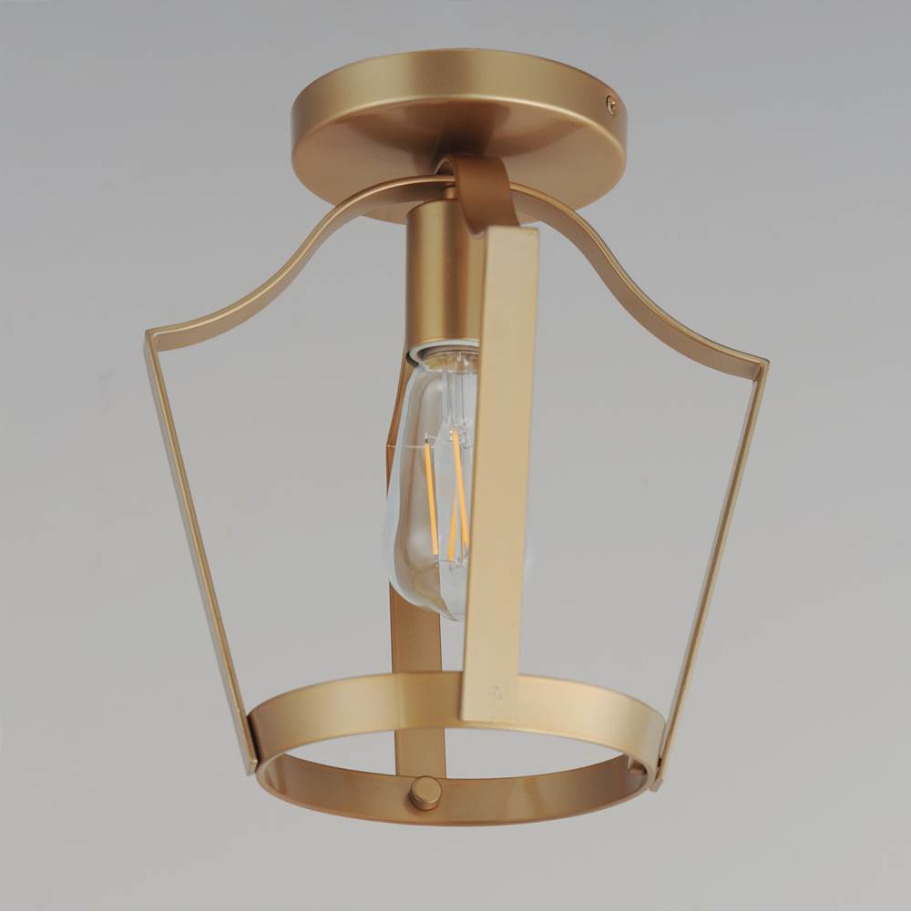 Maxim Lighting 10421NAB Natural Aged Brass Arden Single Pendant / Semi Flush Image 2